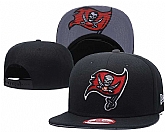 Buccaneers Team Logo Black Adjustable Hat GS,baseball caps,new era cap wholesale,wholesale hats